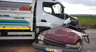 Tekirdağ'da trafik kazasında 1 kişi yaralandı