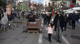 Edirne'de vatandaşlar güzel havanın tadını çıkardı