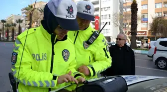 Kahramanmaraş'ta yaya önceliği uygulaması yapıldı