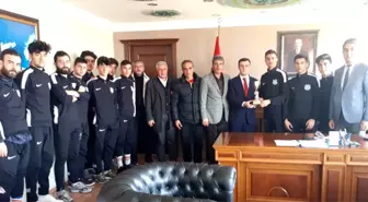 Kale Gençlerbirliği Spor'dan Kaymakam Nurullah Kaya'ya ziyaret