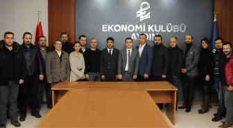 ADÜ Rektörü Prof. Dr. Aldemir'den Ekonomi Kulübü'ne teşekkür ziyareti