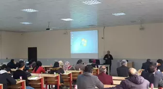 Atatürk Üniversitesi Öğrencileri 'Eğitimi Al Afetten Korkma' projesiyle Pasinler'de panel düzenledi