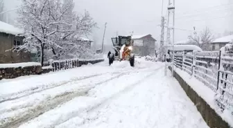 Kahramanmaraş'ta karla mücadele