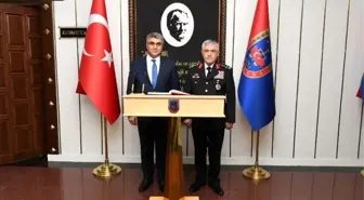 Vali Gürel'den Orgeneral Çetin'e ziyaret
