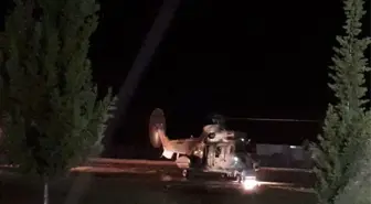 Adana'da sağanak nedeniyle araçta mahsur kalanlar helikopterle kurtarıldı