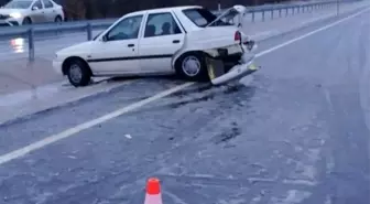 Kar yağışı kazaya neden oldu: 6 yaralı