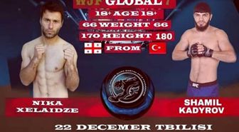Şamil Kadirov Gürcistan'dan 'altın kemer' ile döndü