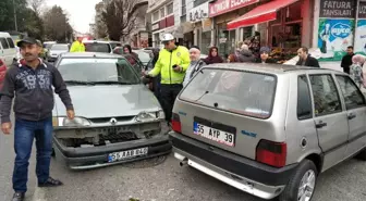 Samsun'da hastane önünde kaza: 2 yaralı