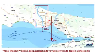 AFAD: 'Kanal İstanbul ve deprem ilişkisine atfedilen deprem tehlike ve riskleri doğru değildir'