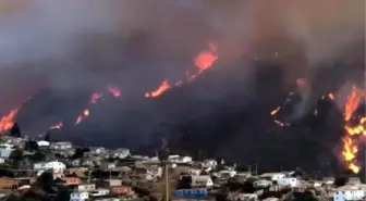 Şili'nin Valparaiso şehrinde yanan ev sayısı 245'e yükseldi