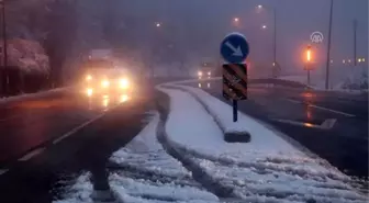 Bolu Dağı'nda kar yağışı - BOLU