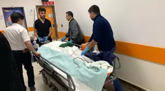 Kahta'da otomobilin çarptığı yaya yaranladı