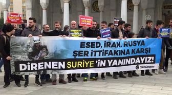 Başkentte 'İdlib Halkıyla Dayanışma' eylemi