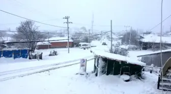 Balıkesir'e mevsimin ilk karı yağdı