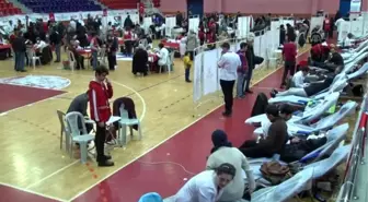 İki günde bin 600 ünite kan toplandı