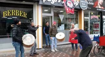 Liderin maçına davullu-zurnalı davet