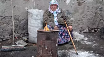 70 yaşındaki nine, eksi 10 derecede yaşam mücadelesi veriyor