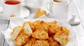 4 Malzemeli Hindistan Cevizli Kurabiye Tarifi