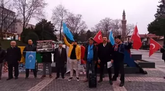 Bursa'da Çin'in Doğu Türkistan politikaları protesto edildi