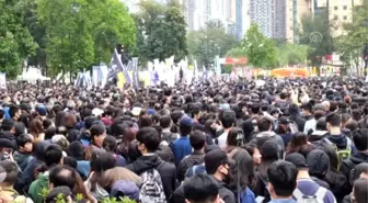 Hong Kong'da yeni yılın ilk günü protestolarla başladı (2) - HONG