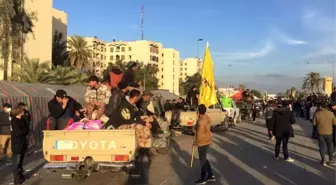 Iraklı milisler, ABD Büyükelçiliği önünden çekiliyor