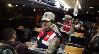 Jandarma ekipleri yeni yıla görev başında girdi