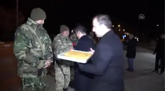 Kaymakam Mehmetbeyoğlu'ndan güvenlik güçlerine yeni yıl ziyareti