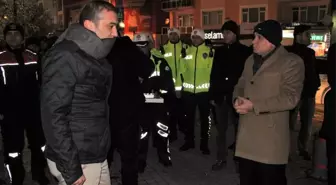 Yeni yıla tatlı yiyerek girdiler