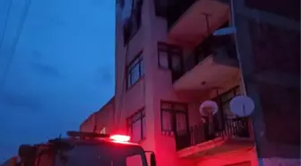 4 katlı apartmanda yangın