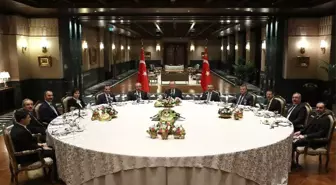 Cumhurbaşkanı Erdoğan, yasama, yürütme yargı organı temsilcileri ile bir araya geldi