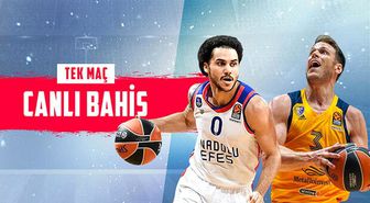 Anadolu Efes, Shved'siz Khimki'yi konuk edecek! iddaa'da fırsat tercihi...