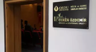 Ceren Özdemir'in adı Ordu Üniversitesinde yaşatılıyor