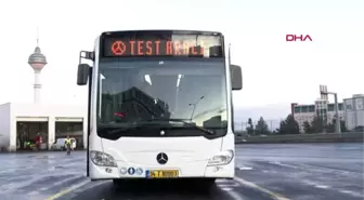 İmamoğlu, metrobüs aracı test sürüşüne katıldı