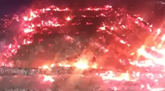 Kastamonu'da Fındıklı Yaylasında bulunan yayla evi yandı