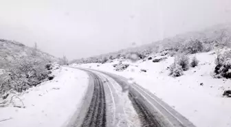 Silvan'da kırsal mahaller beyaza büründü