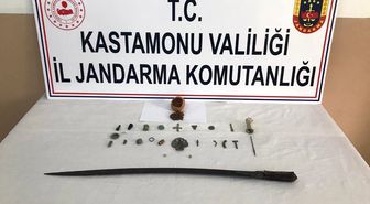 Jandarma ekiplerinden arkeolojik eser kaçakçılarına operasyon