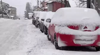 Kars'ta kar yağışı etkili oldu