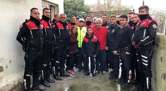Yunus polisler Nörofibromatozis hastası iki kardeşin hayalini gerçeğe dönüştürdüler