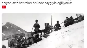 MSB, Sarıkamış şehitlerini andı