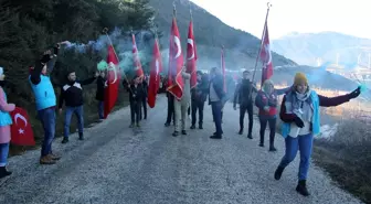 Sarıkamış şehitleri Amanos Dağları'nın zirvesinde anıldı