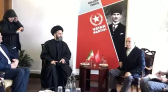 İran'ın dini lideri Hamaney'in temsilcisinden Doğu Perinçek'e ziyaret