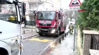 Kadıköy'de ağaç otomobilin üstüne devrildi