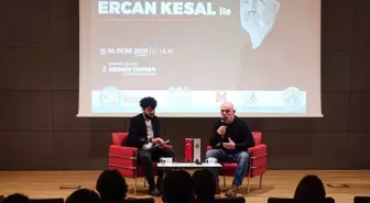 Oyuncu ve yazar Ercan Kesal, öğrencilerle bir araya geldi Açıklaması