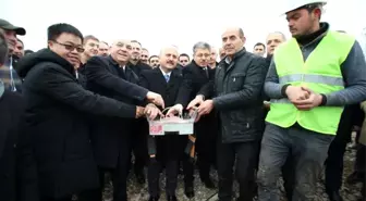 Amasya'da meyve paketleme ve soğuk hava tesisinin temeli atıldı