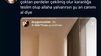 Duygu Özaslan'ın Bacaklı Migren Fotoğrafına Komik Tepkiler Geldi