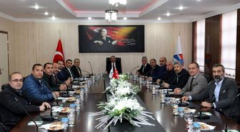 AİÇÜ Rektörü Prof. Dr. Karabulut, ASTOP üyelerini misafir etti
