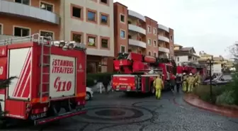 Beykoz'da lüks sitede yangın paniği