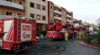 Beykoz'da lüks sitede yangın paniği