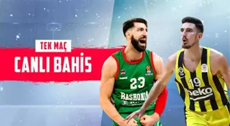 Fenerbahçe Beko, zorlu Saski Baskonia deplasmanında! iddaa'da galibiyetlerine...