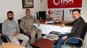 İl Jandarma Komutanı Atasoy'dan İHA'ya ziyaret